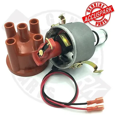 VW Beetle 009 Electronic Distributor Sports Coil Blk Leads RotorIRIDIUM Plugs • $137.69