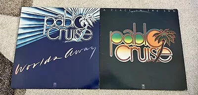 Pablo Cruise Lot Of 2 Vinyl LP Albums World Away & A Place In The Sun 1977 1978 • $10