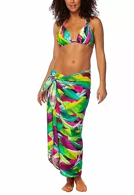 NEW    La Blanca Women's Tropic Of The Day One Size  Pareo Cover Up • $35