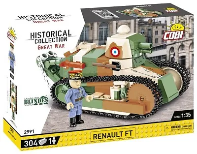 Cobi 2991 - Historical Collection - Great War - Renault FT - New • $49.60