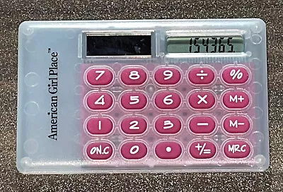 £8.99 • Buy Vintage Solar Calculator *American Girl Place* Credit Card Size/ See Through