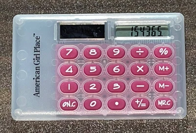 £8.99 • Buy Vintage Solar Calculator *American Girl Place* Credit Card Size/ See Through