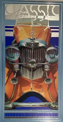 Mercedes Benz SSK Classic Reflections By Peter Palombi On Mirrored Mylar • $825