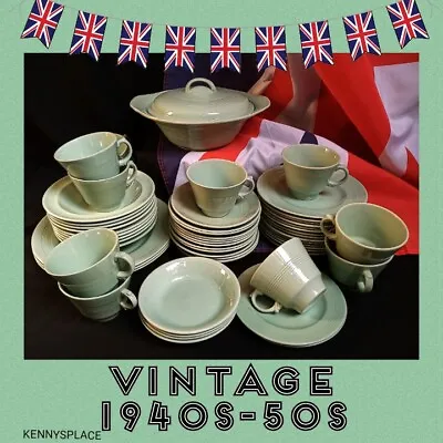 £4.99 • Buy Vintage WOOD'S WARE Dinner Tea Service 40s-50s Beryl *GREAT COND* Various Pieces