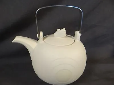 Hornsea Concept Matte White Swan Finial Teapot  Server Made In England • £45.60