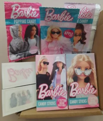 Barbie Sweets Hamper Barbie Candy Sticks & Popping Candy LIMITED EDITION   NEW • £1.99