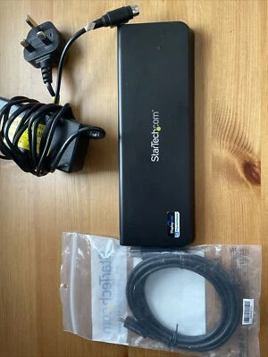 £10 • Buy StarTech USB3.0 Dual Monitor 4K Docking Station For Dell/Lenovo/HP/Macbook/Asus…