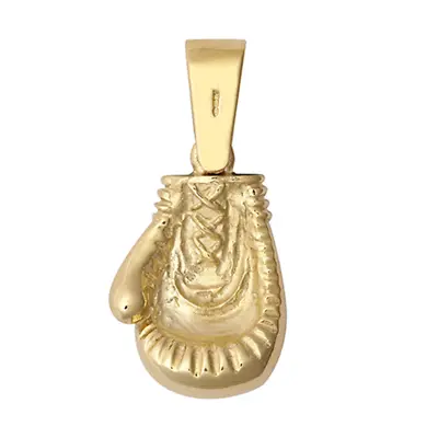 Boxing Glove Pendant 9ct Yellow Gold • £1050.24