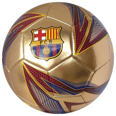 £23.99 • Buy FC Barcelona Gold Size 5 Soccer Ball Practise Foot Challenge Football Leather UK