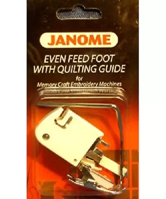 Genuine Janome Even Feed Foot For Memory Craft Embroidery Machine Part#200309008 • $26.99