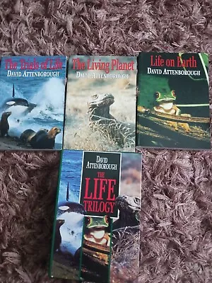 The Life Trilogy - David Attenborough - ( 3 Book Set ) - Paperback - 1992 • £5