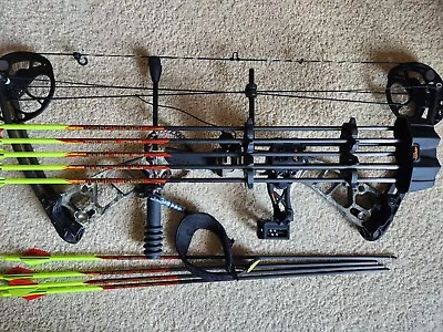 Mission By Mathews Switch Compound Bow Ready To Hunt With Release And 9 Arrows • $425