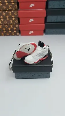 Mini Sneaker Nike Air Jordan 5 Fire Red Keychain + Shoebox • $25