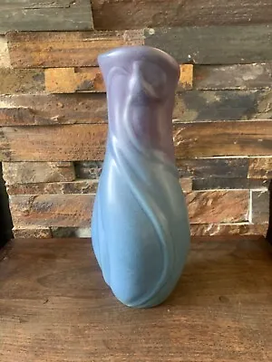 Vintage Van Briggle Ming Blue / Purple Flower Vase • $130
