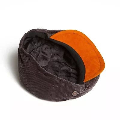 Dasmarca ARLO Italian Cord Bakerboy Newsboy Cap • £75