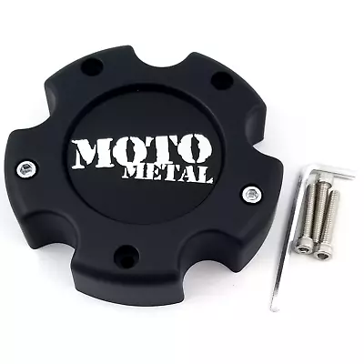 Moto Metal Matte Black Bolt On 5 Lug MO956 Wheel Center Cap 845L1451S2 • $32