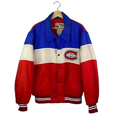 Montreal Canadians Staff/Team Members Shain Jacket NHL Hockey VTG 80s Retro XL • $249.99