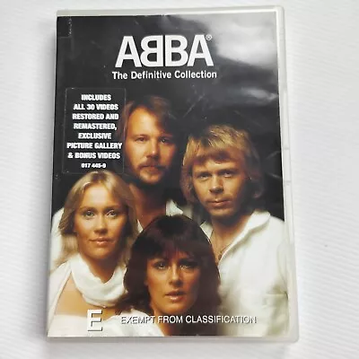 ABBA The Definitive Collection DVD Music 70s Band Concert All Regions VGC C • $10.68