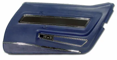Corvette C3 Door Panel Dark Blue Deluxe RH 1977 • $609.99