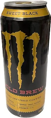 New Java Monster Cold Brew Sweet Black Coffee+ Energy Drink 1 Full 13.5 Floz Can • $9.99