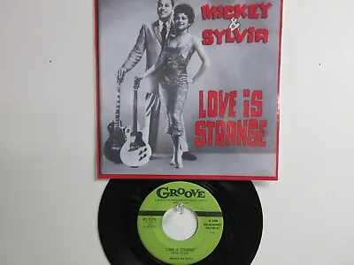 💥 💥' Mickey & Sylvia ' Hit 45 + Picture  [love Is Strange]  * 1956 !💥 💥 • $16.99