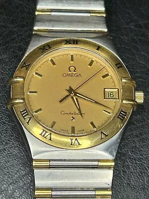 Omega Constellation 1312.10 Men's Gold & Stainless Watch 33.5mm • $725