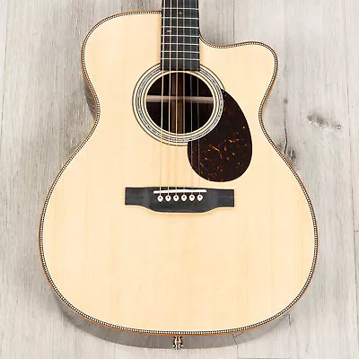 Martin Custom Shop OM-28 Cutaway Acoustic-Electric Guitar Wild Grain Rosewood • $6931.68