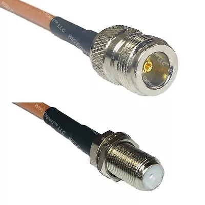 RG400 N FEMALE To F FEMALE RF Cable FAST-SHIP LOT • $10.97