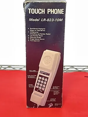 VTG 80s 90s Phone Touch Dial WIRED In The Box Modern Style Push Button • $42.25