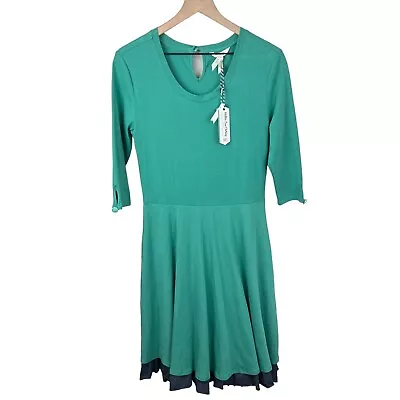 Matilda Jane Joanna Gaines Womens Green Pastures Fit And Flare Dress Small NWT • $32.99