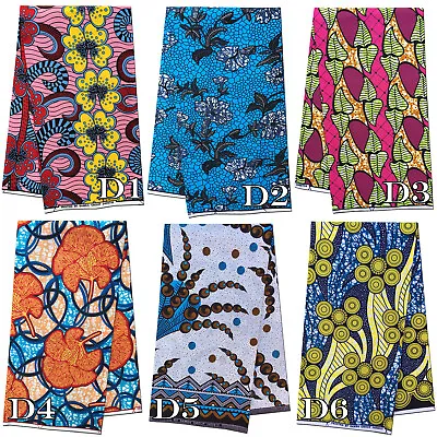 £5.99 • Buy African Fabric Beautiful New Wax Prints Sewing Dressmaking Material Per Yard