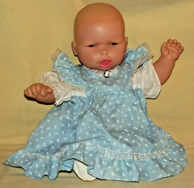 So Real Baby Doll Toy Biz 1995 Mechanical Batt Op As Is  Molded Hair Blue Eyes. • $19.99