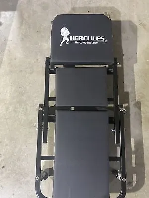 HERCULES 2 In 1 Folding Creeper Seat Rolling Chair Mechanics Shop Garage Stool • $43.99