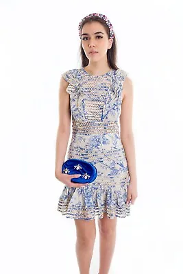 Verity Paneled Blue Zimmerman Dress Size 0 • $380