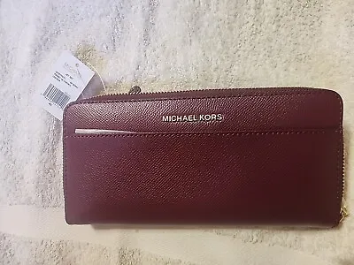 Michael Kors Wallet DARK BERRY • $50