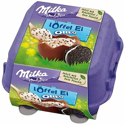 Milka Chocolate EGGS With OREO & Cream Filling -4 Eggs -FREE SHIPPING • £13.50