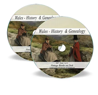 £5.39 • Buy 370 Rare Welsh History & Genealogy Books On DVDs - Wales Records Towns Cities K7