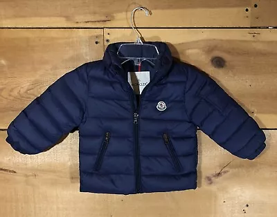 Moncler Jules Goose Down Puffer Jacket Youth Boys Size 18/24 Insulated Parka • $109.99