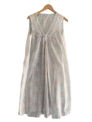 Take Nine Vtg Cottagecore Sleepwear Maternity Nightgown + Robe Sears Country L • $19.99