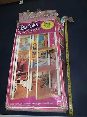 Vintage Mattel Barbie 3 1/2 Foot Tall Townhouse With Box  • $99.99