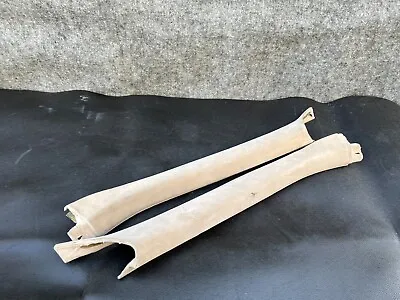 Mercedes W140 S500 CL500 Coupe FRONT LEFT RIGHT A PILLAR PILLARS SET TAN  OEM • $84.15