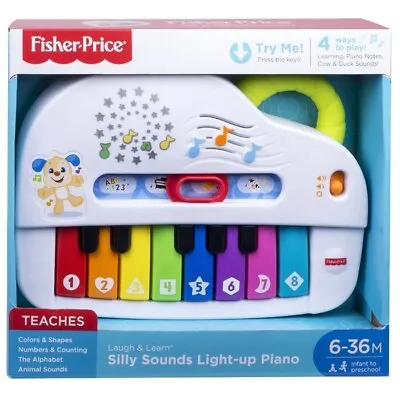 Fisher-Price Laugh & Learn™ Silly Sounds Light-Up Piano 27x6x24cm Mens Other • $74.25