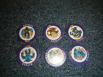 Burger King 1993 Galoob Micro Machine Z-bots Pogs Lot Of 6 • $4.99