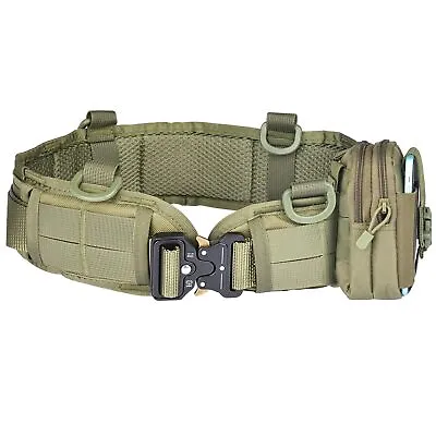 Tactical Battle Belt SetMolle Belt Duty Belt With Metal Quick-Release Buckle • $29.99