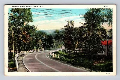 Middletown NY- New York Scenic Road Route Antique Vintage C1932 Postcard • $7.99