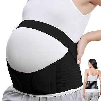 Maternity Pregnancy Belt Waist Band Belly Bump Back Brace Lumbar Back Support UK • £6.99