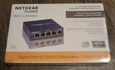 NETGEAR GS105 5 Port Standalone Ethernet Switch - GS105NA • $5