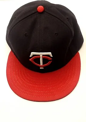 Minnesota Twins MLB Authentic New Era 59FIFTY Fitted Cap - 7 1/2 • $10