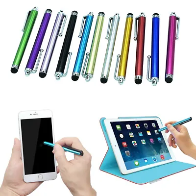 8pcs Capacitive Touch Screen Stylus Pen For IPad Air Mini IPhone Tablet ` • £2.72