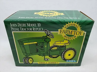 ERTL John Deere Model 10 Pedal Tractor National Farm Toy Museum 1/6 Scale • $118
